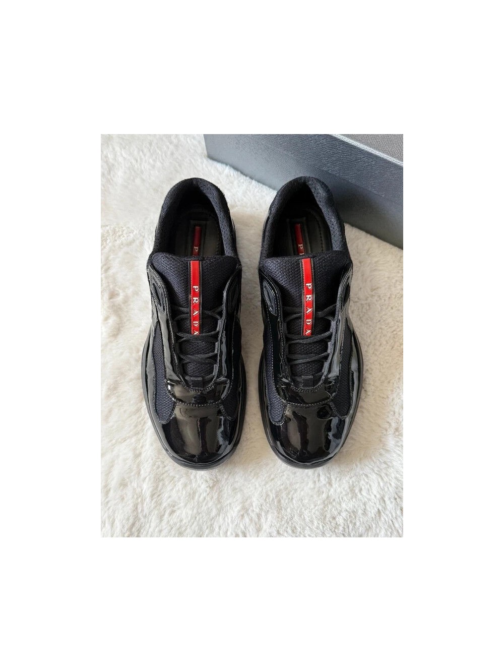 Prada America's Cup Original 'Black Patent' 42