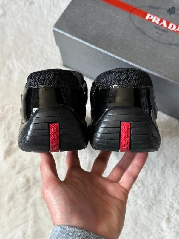 Prada America's Cup Original 'Black Patent' 42 2