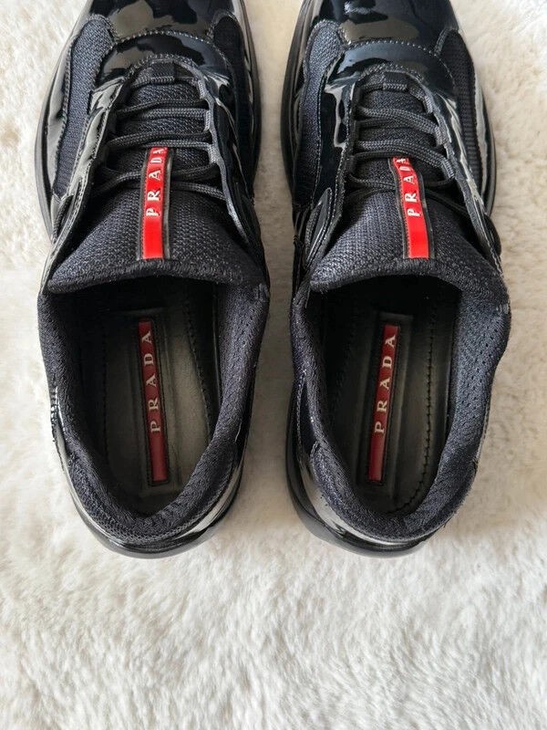Prada America's Cup Original 'Black Patent' 42 2