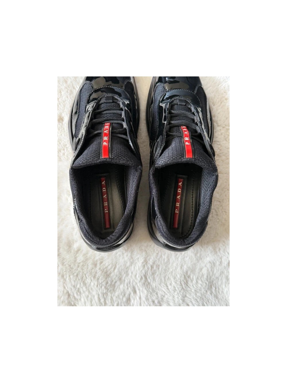 Prada America's Cup Original 'Black Patent' 42