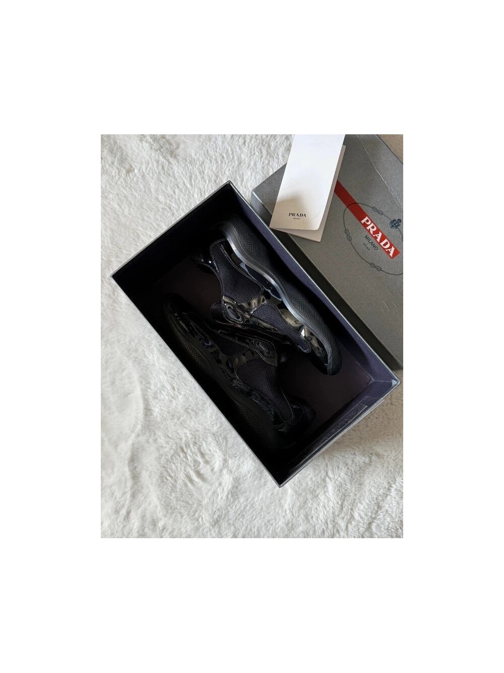 Prada America's Cup Original 'Black Patent' 42