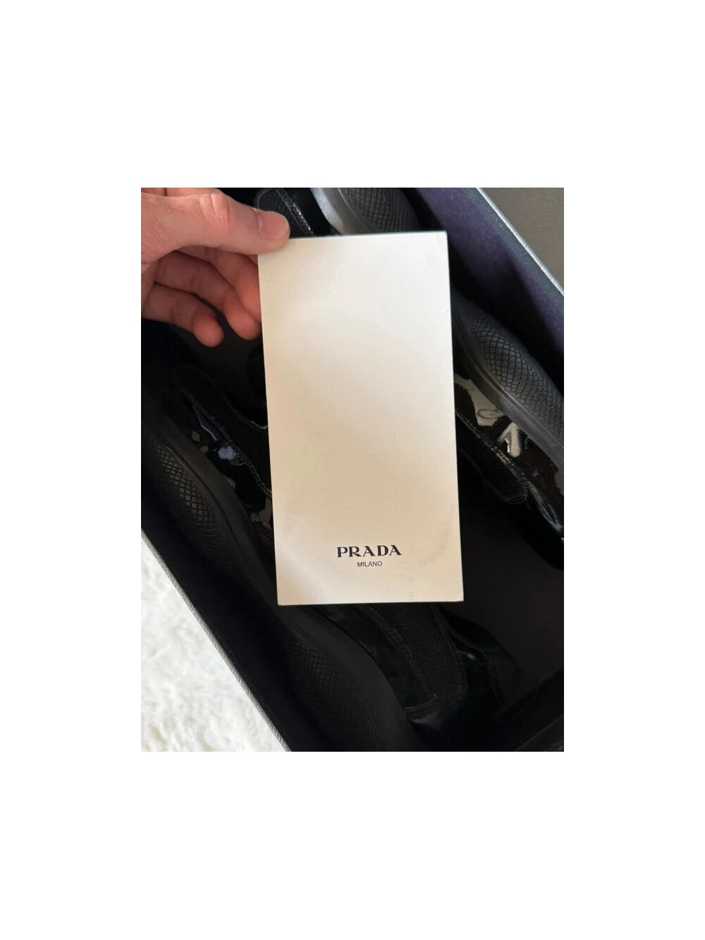 Prada America's Cup Original 'Black Patent' 42