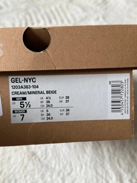 Asics Gel NYC 'Cream Pink' 38