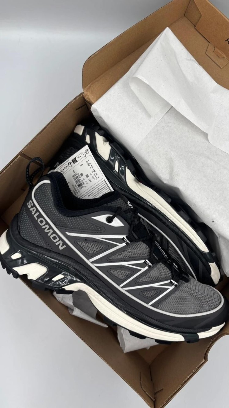 Salomon XT-6 expanse castlerock/noir et blanc - 41 1/3
