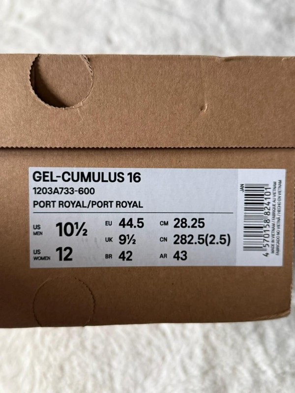 Asics Gel Cumulus 16 'Port Royal Pink' 44,5 2