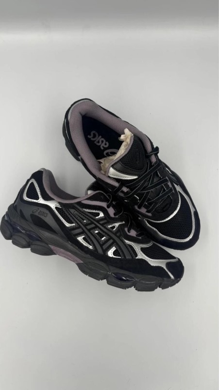 Asics gel nyc noir violet graphite grey - taille 38 2