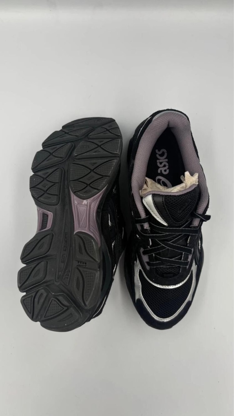 Asics gel nyc noir violet graphite grey - taille 38