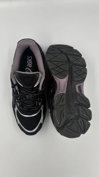 Asics gel nyc noir violet graphite grey - taille 38