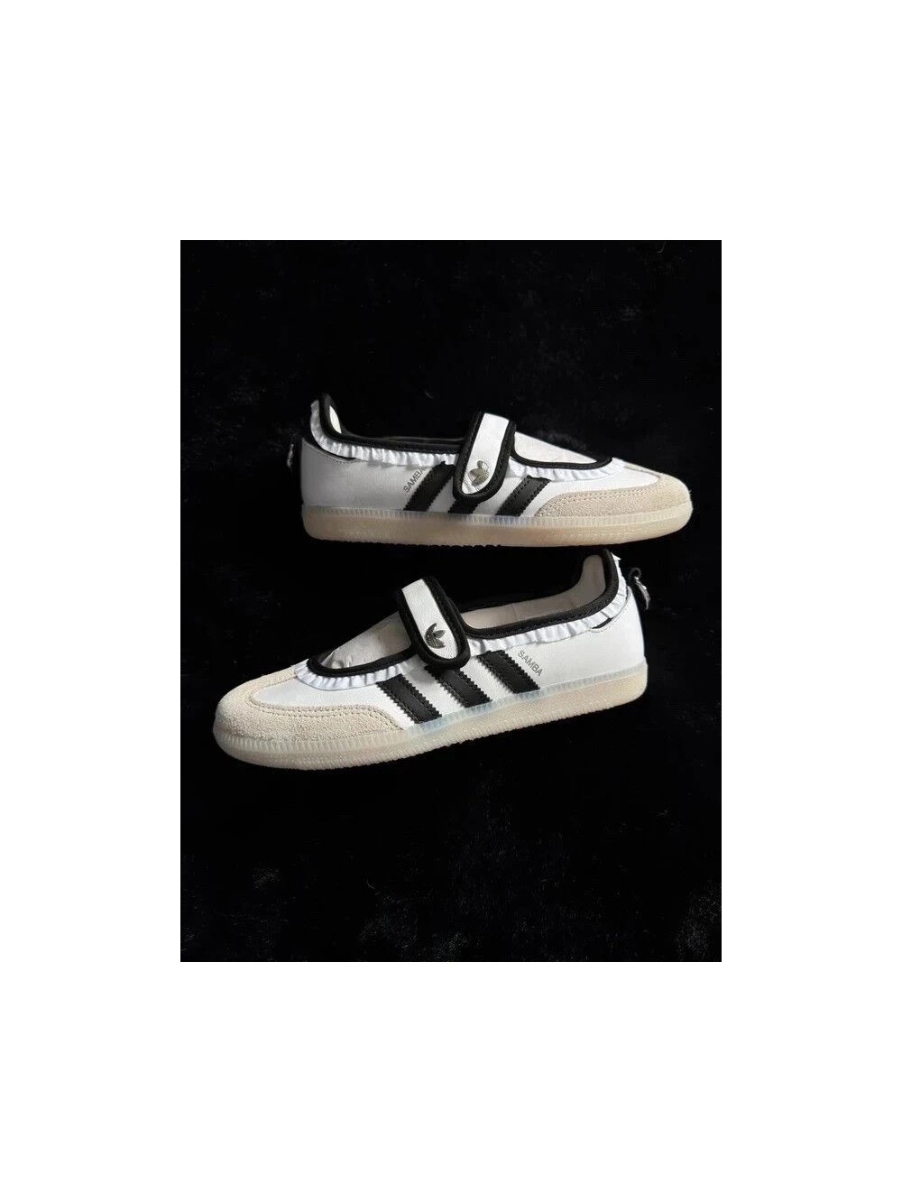 Adidas Samba Jane Blanc Noir Gum - Taille EU 39 1/3