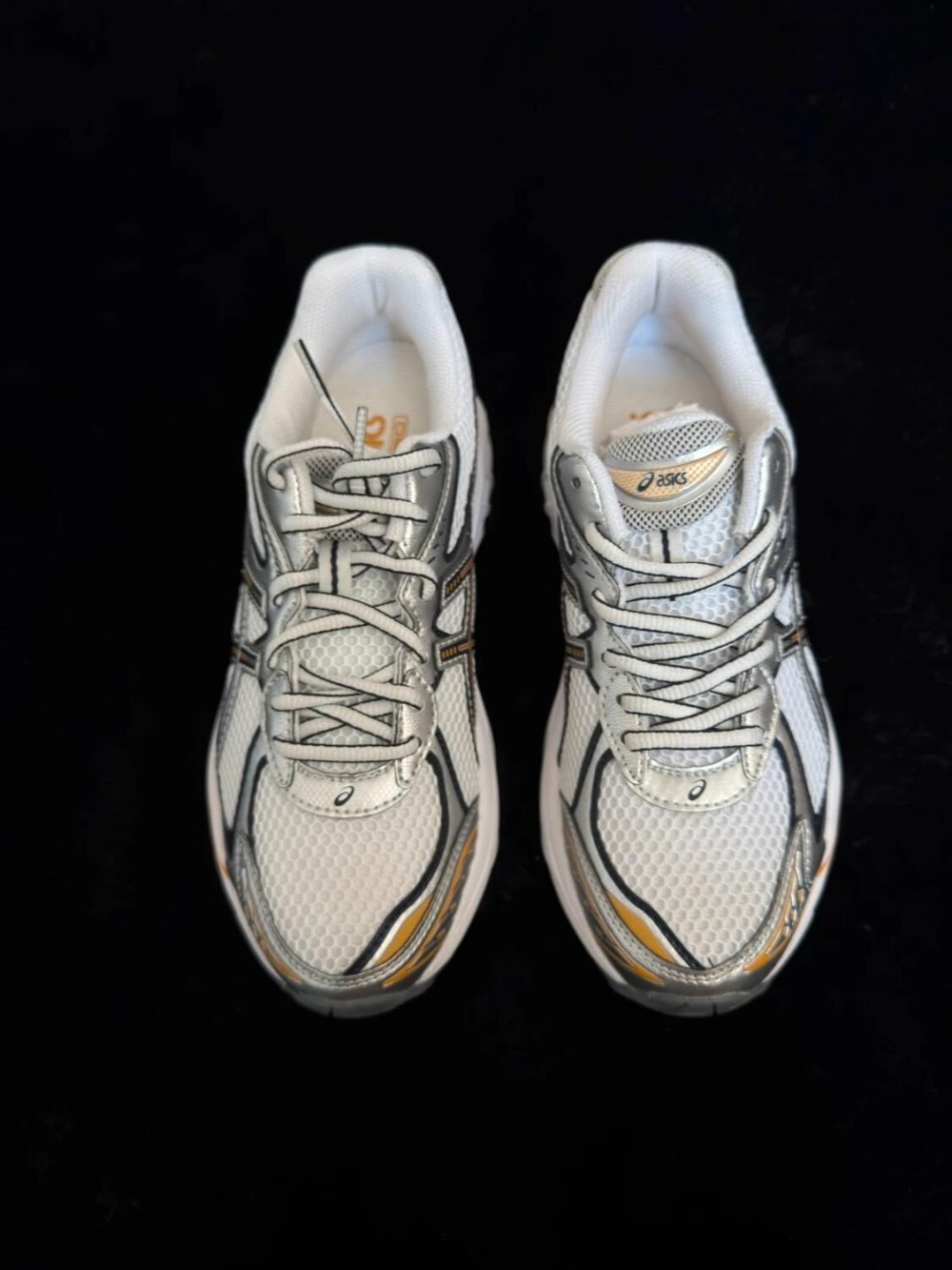 Asics GT-2160 Blanc Pure Argenté Doré - Taille EU 37,5