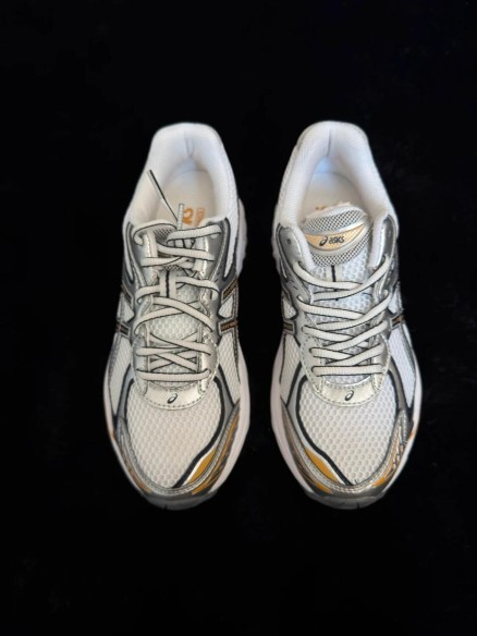 Asics GT-2160 Blanc Pure Argenté Doré - Taille EU 37,5