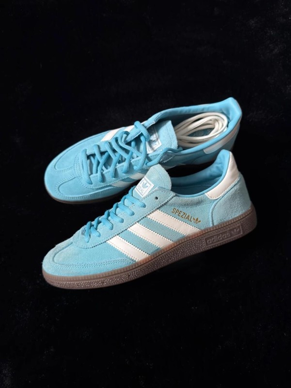 Adidas Handball Spezial Preloved Bleu Blanc Cassé - Taille EU 40 2/3