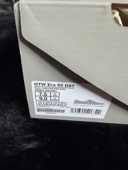 Vans OTW Era 95 DST Relic Checkerboard - Taille EU 40