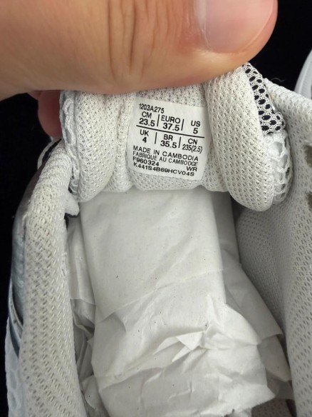 Asics GT-2160 Blanc Pure Argenté Doré - Taille EU 37,5