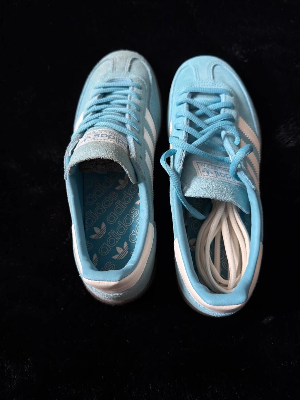Adidas Handball Spezial Preloved Bleu Blanc Cassé - Taille EU 40 2/3
