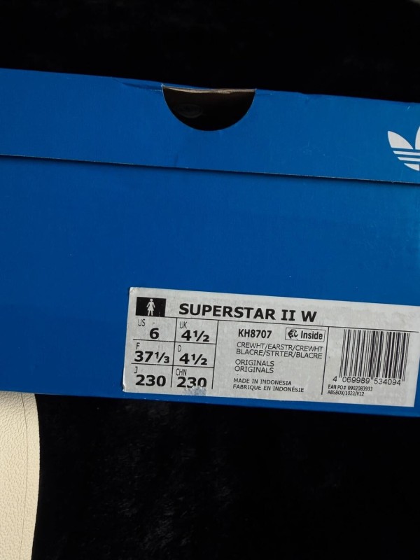 Adidas Superstar II Molly-Mae Latte - Taille EU 37 1/3 2