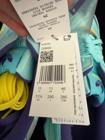 adidas ZX 8000 Archive Proto size? Exclusive Aqua - Taille EU 46