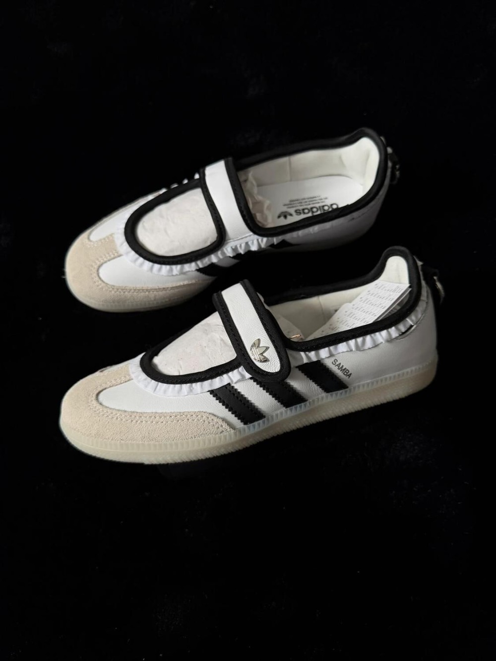 Adidas Samba Jane Blanc Noir - Taille EU 38