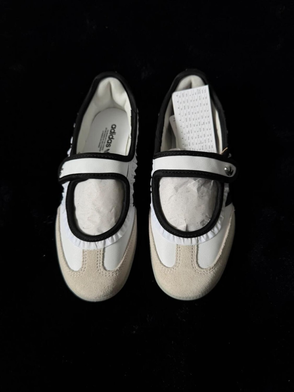Adidas Samba Jane Blanc Noir - Taille EU 38