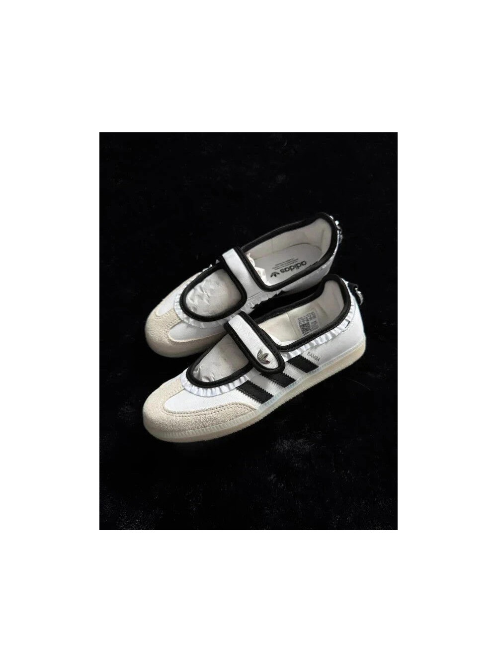 Adidas Samba Jane Blanc Noir - Taille EU 38,5