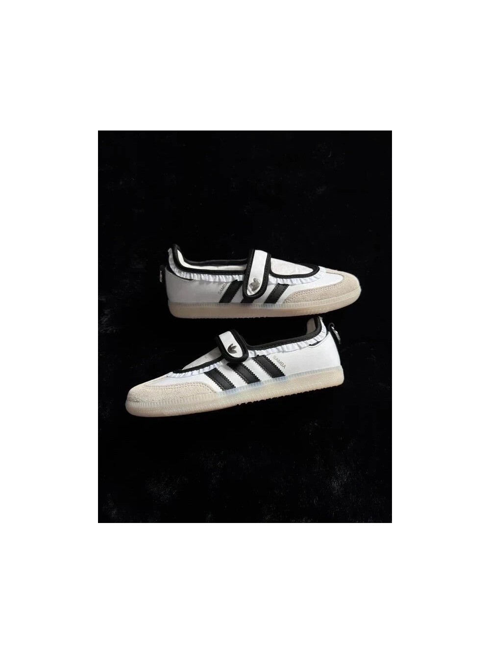 Adidas Samba Jane Blanc Noir - Taille EU 38,5