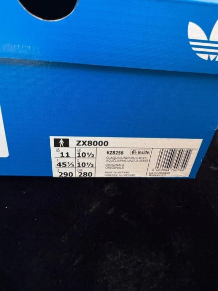 adidas ZX 8000 Archive Proto size? Exclusive Aqua - Taille EU 45