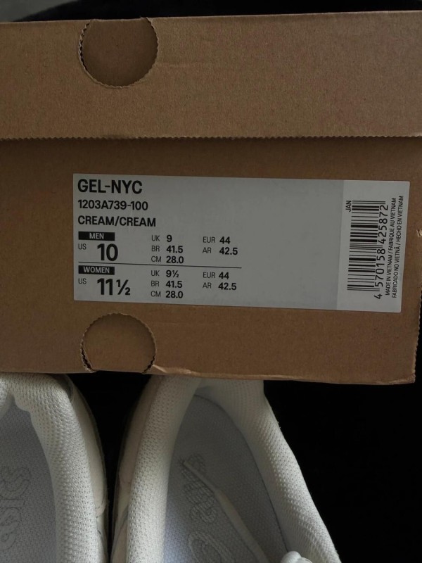 Asics Gel Nyc Grey Cream - Taille EU 44 2