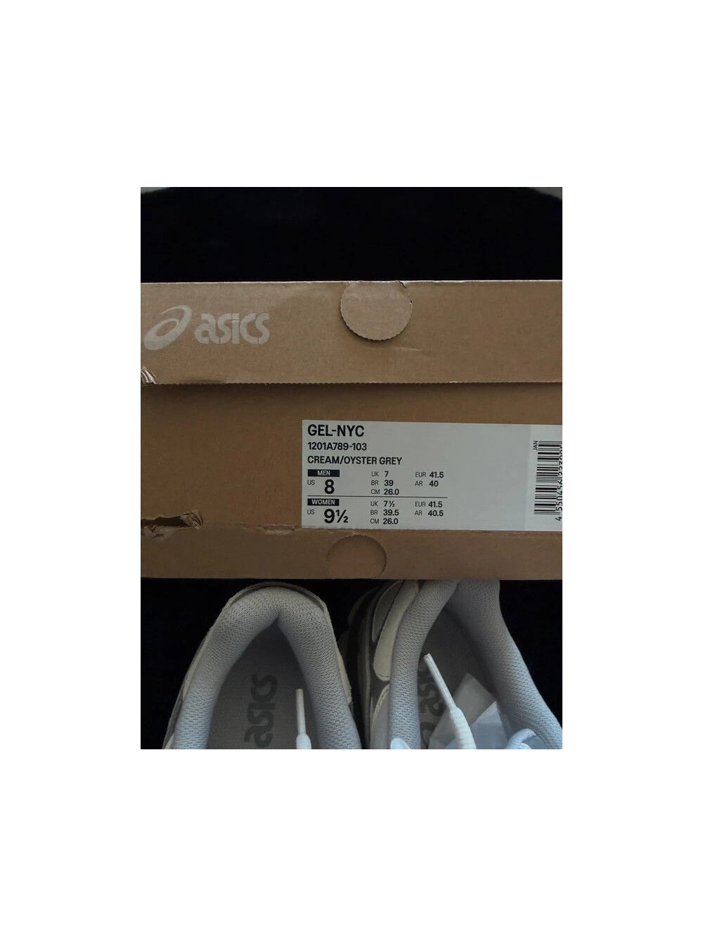 Asics Gel Nyc Oyster Grey - Taille EU 41,5