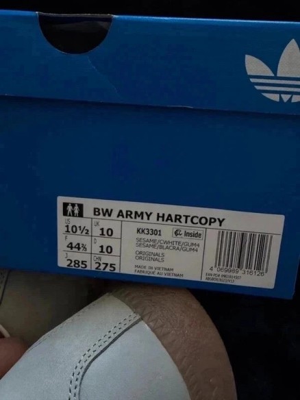 Adidas BW Army Hartcopy Grey - Taille EU 44 2/3