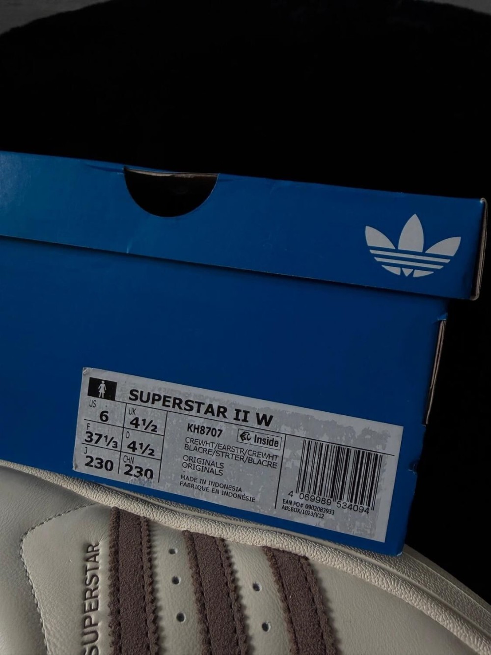 Adidas Superstar II Molly Mae Latte - Taille EU 37 1/3