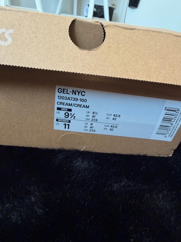 Asics Gel Nyc Cream Grey - Taille EU 43,5 2
