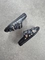 Sandales Toga Virilis AJ830 Black Leather Buckle Sandals - EU 42