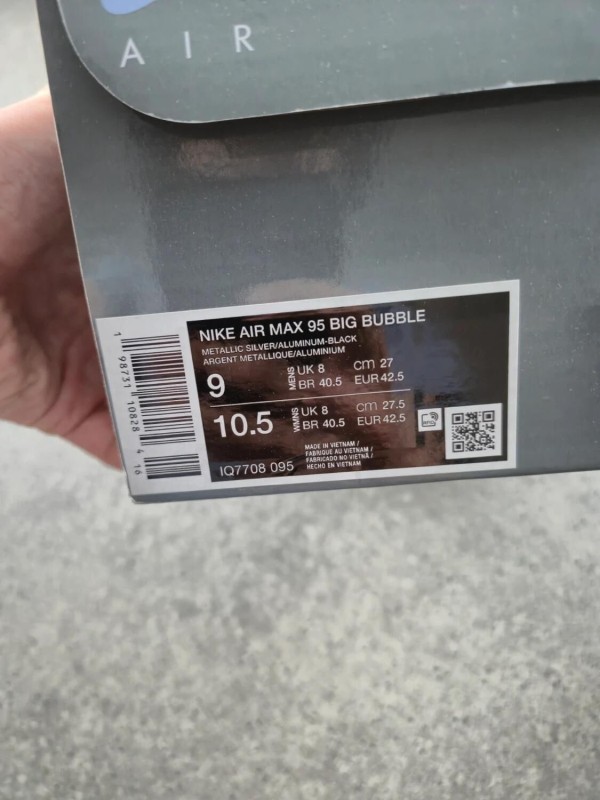 Nike Air Max 95 Palace Skateboards Big Bubble - EU 42,5 2