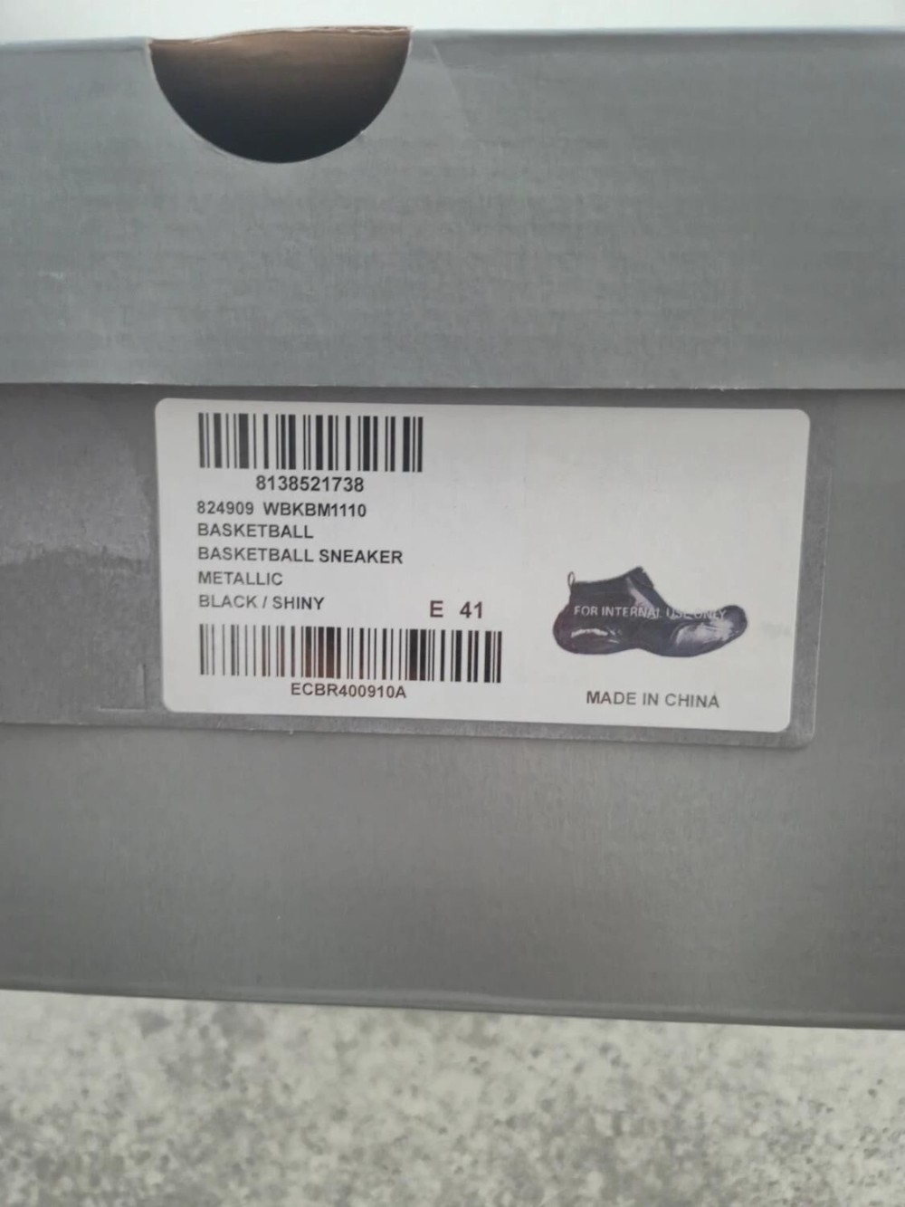 Chaussure Balenciaga Basketball Sneaker - EU 41