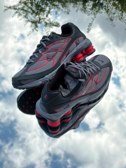 Nike Shox Ride 2 Pencil Point Black Anthracite Red - EU 42