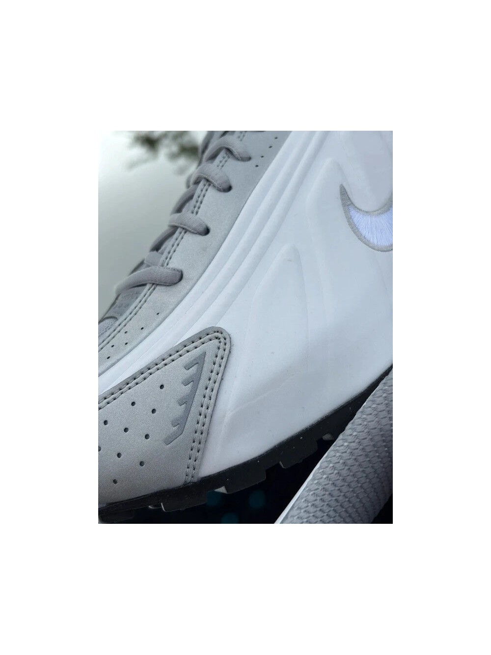 Nike Shox R4 Metallic Silver Blue Lagoon - EU 44