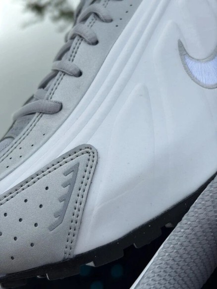 Nike Shox R4 Metallic Silver Blue Lagoon - EU 44