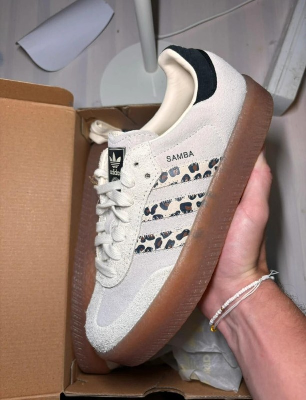 adidas samba off white leopard taille 36 2/3
