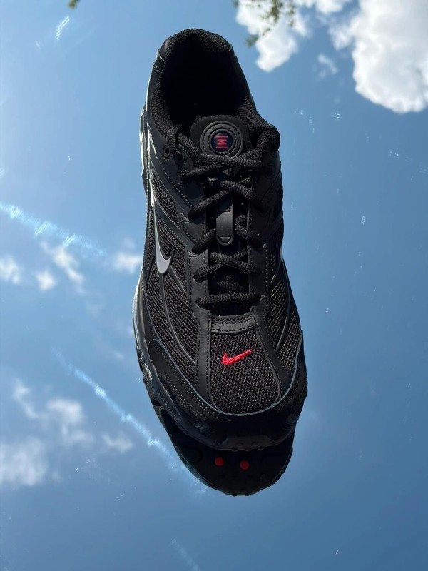 Nike Shox Ride 2 Black Metallic Silver Red - EU 42 2