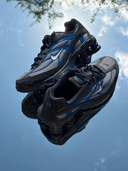 Nike Shox Ride 2 Cool Grey White Dark Obsidian Gris Frais Blanc - EU 40,5