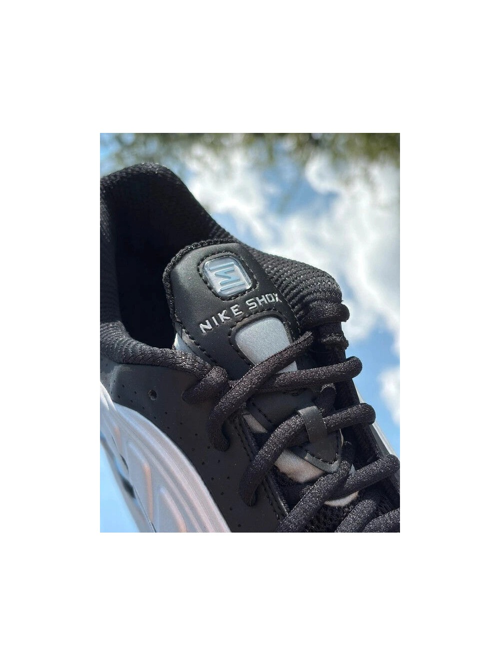 Nike Shox R4 Metallic Silver Black Psychic Blue - EU 44