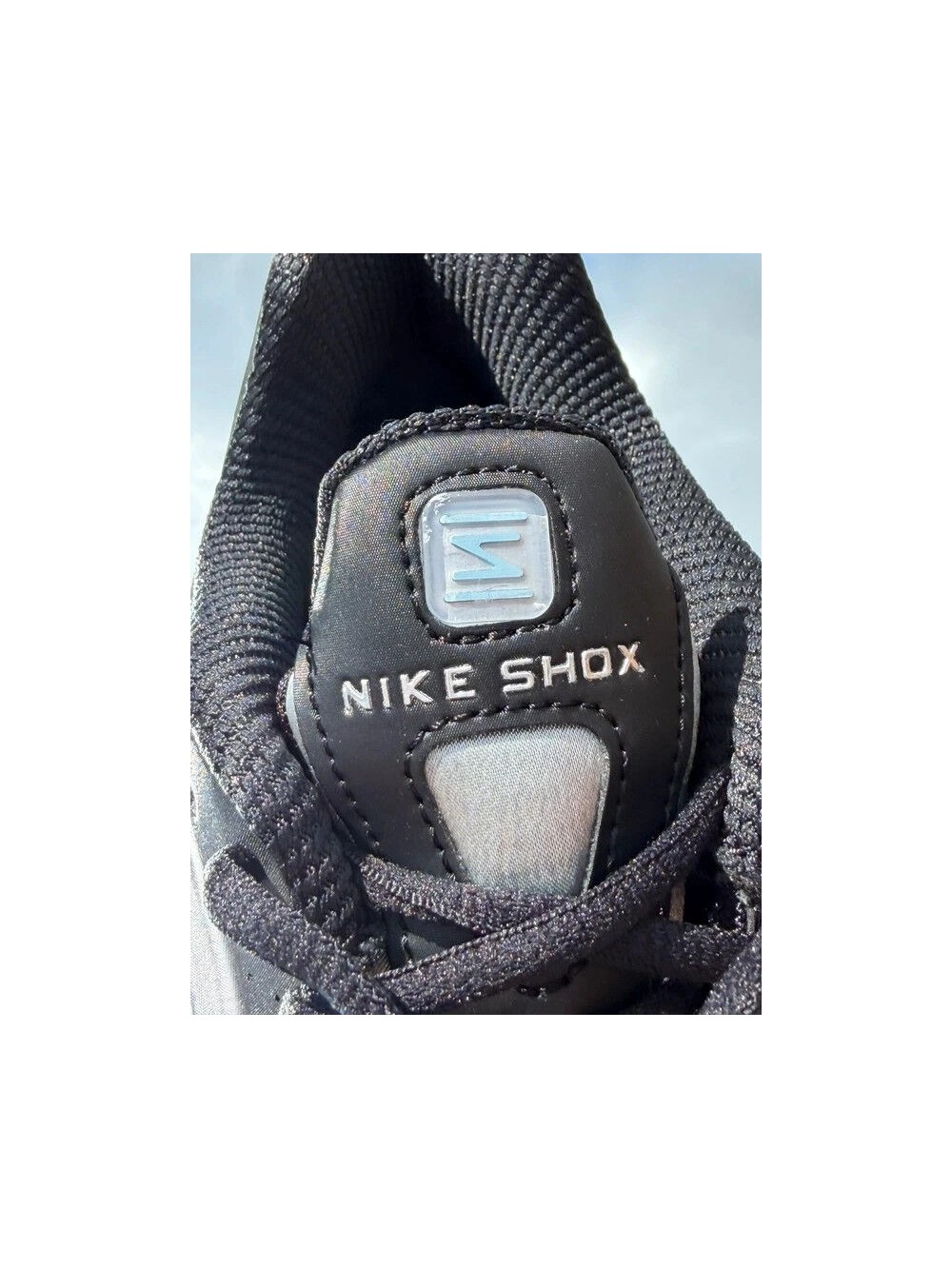 Nike Shox R4 Metallic Silver Black Psychic Blue - EU 44