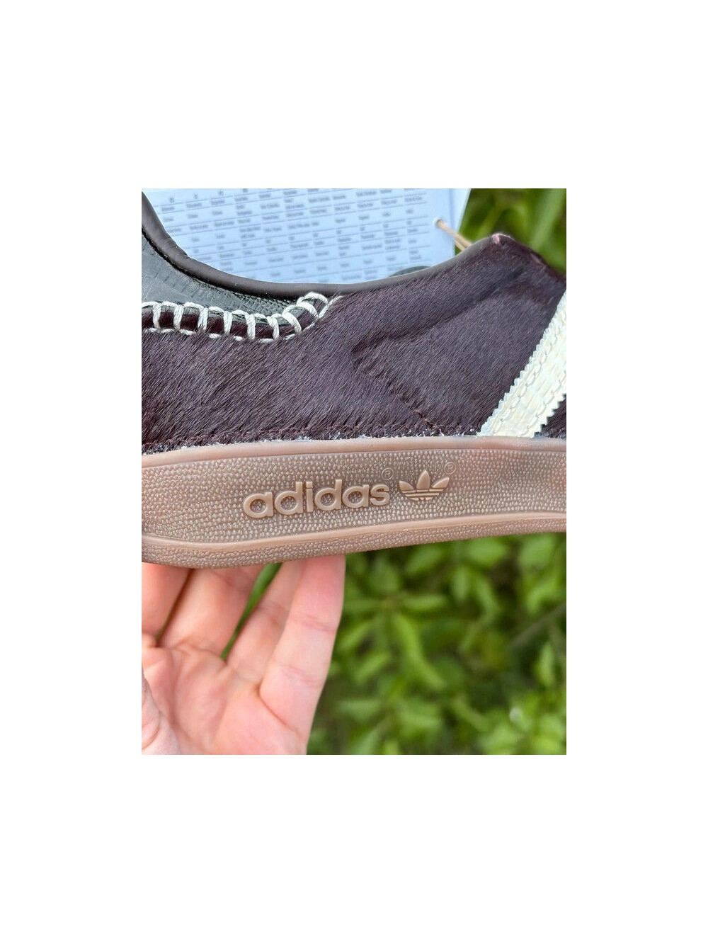 Adidas Gazelle Indoor Pony Hair Black X Wales Bonner - EU 39,5