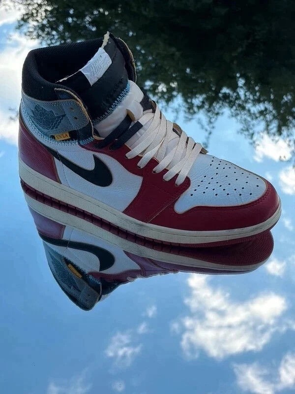 Air Jordan 1 Retro High OG SP Varsity Red Black Sail X Union LA - EU 45 2