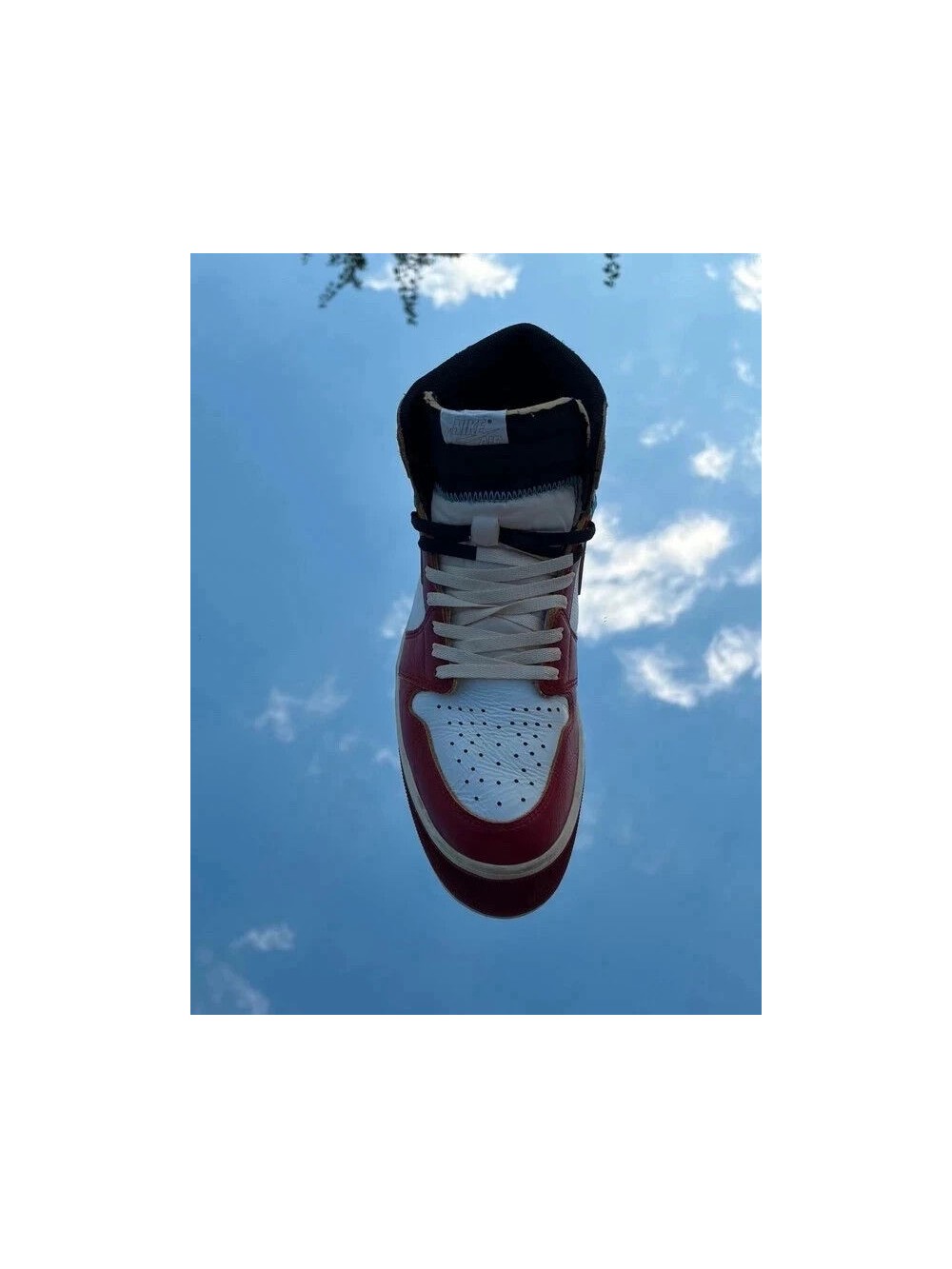Air Jordan 1 Retro High OG SP Varsity Red Black Sail X Union LA - EU 45