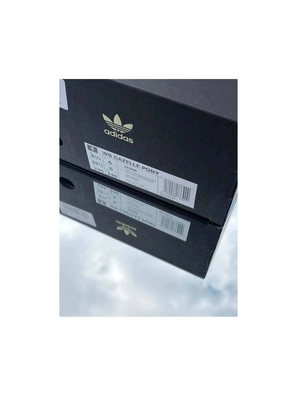 Adidas Gazelle Indoor Pony Hair Black X Wales Bonner - EU 39,5