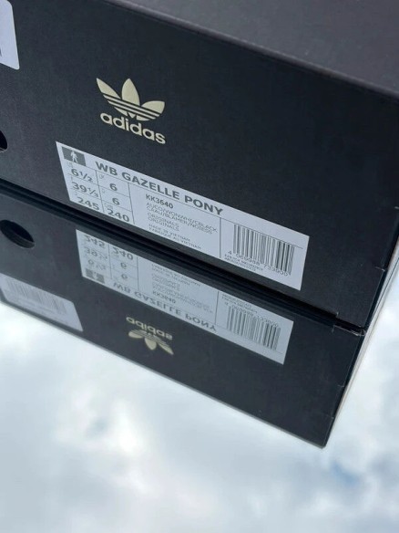 Adidas Gazelle Indoor Pony Hair Black X Wales Bonner - EU 39,5