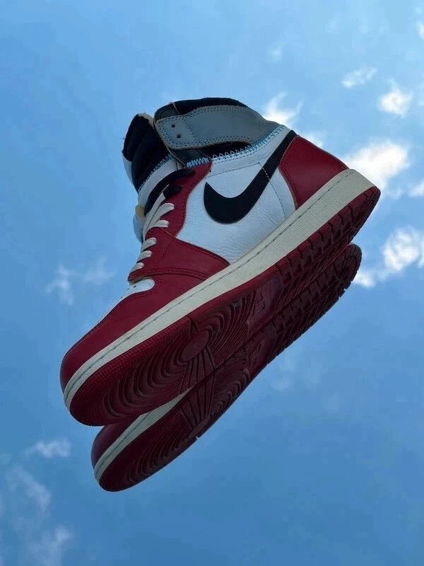 Air Jordan 1 Retro High OG SP Varsity Red Black Sail X Union LA - EU 45 2