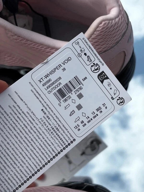 Salomon XT-Whisper Void Icy Pink Black Silver - EU 48 2