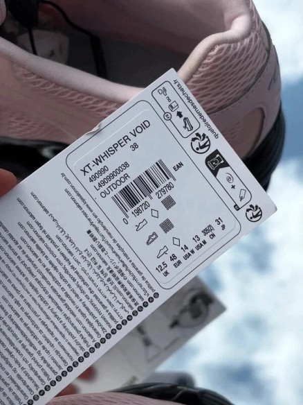 Salomon XT-Whisper Void Icy Pink Black Silver - EU 48